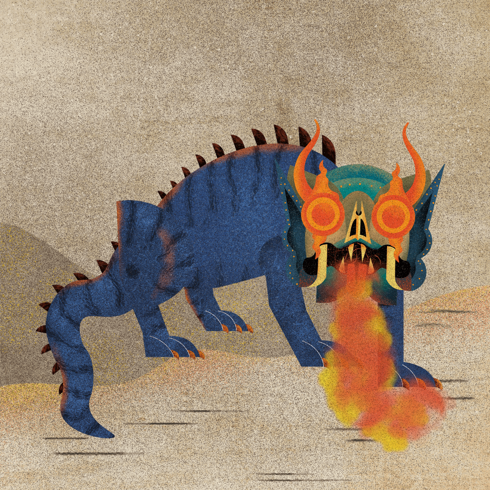 Ancient dragon #17 static token preview