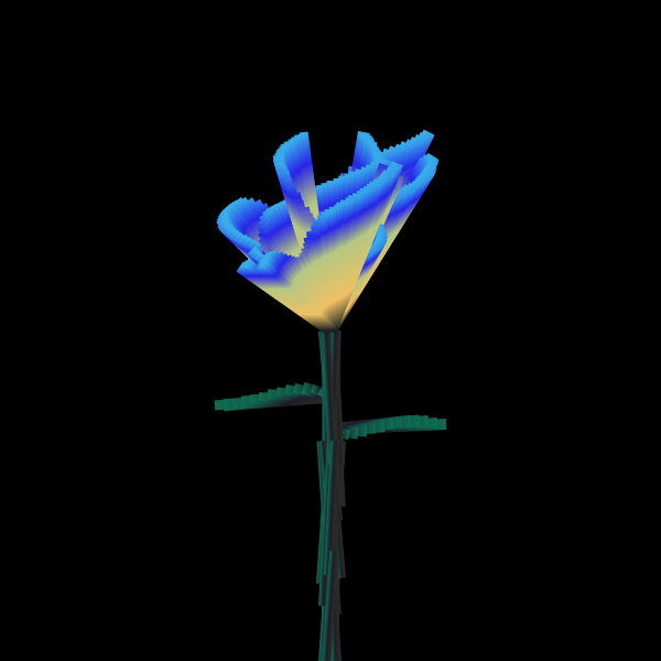 Digital Flower #15 static token preview