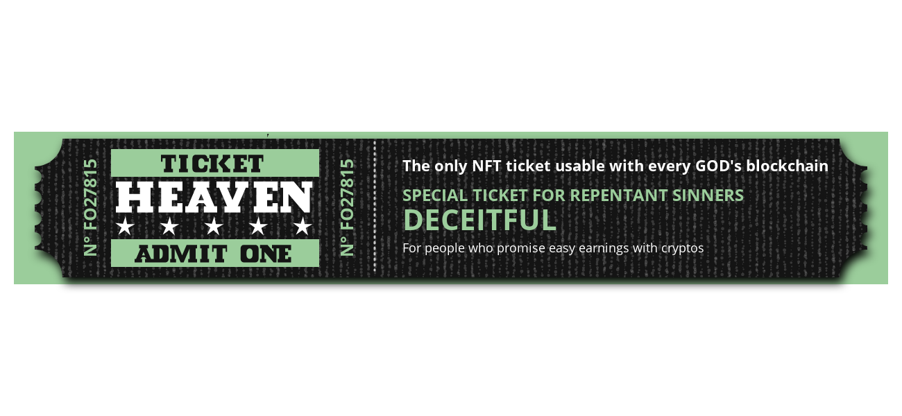 Ticket to Heaven #11 static token preview
