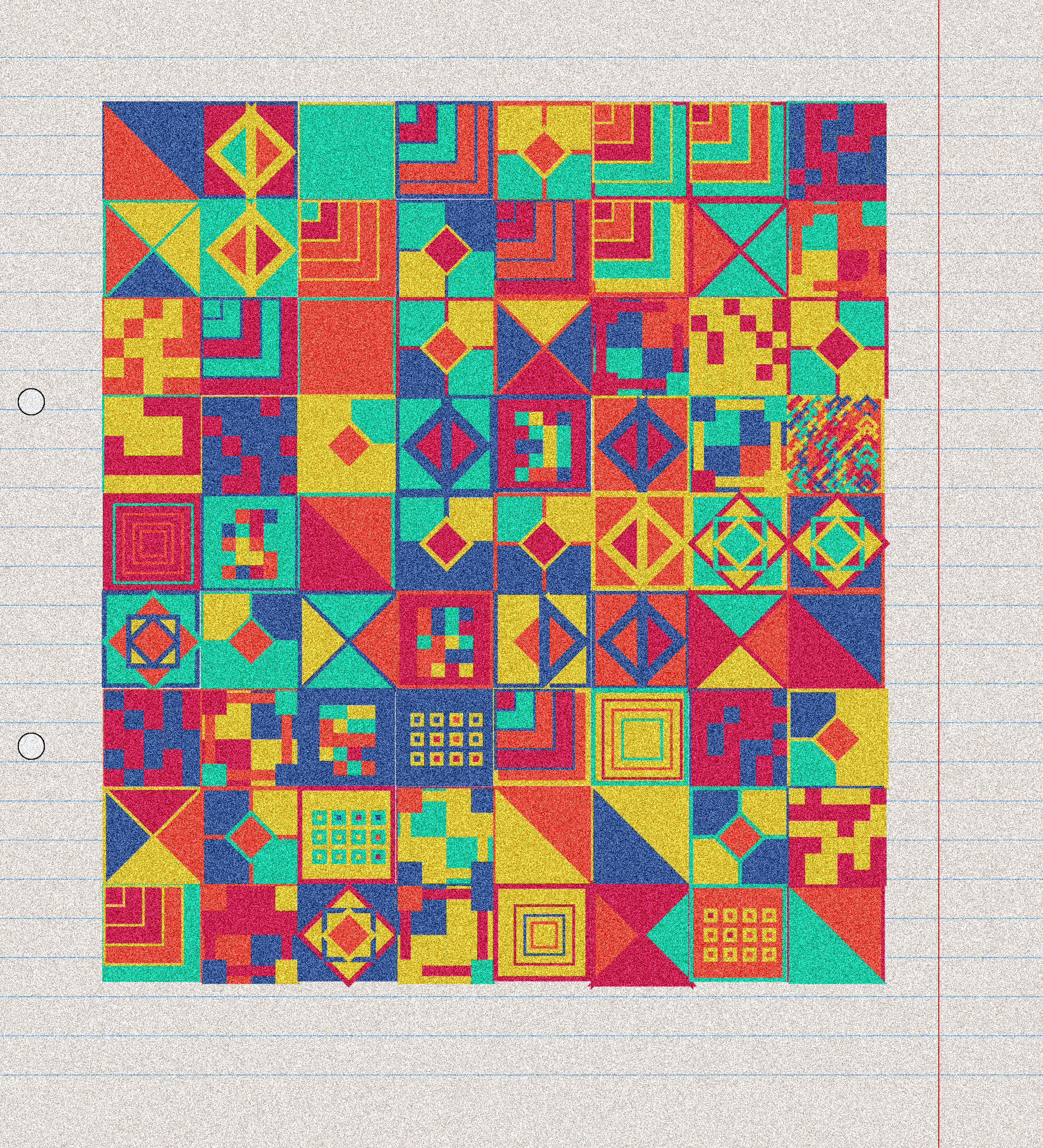 sketchbook page 8: annoying grid #14 static token preview