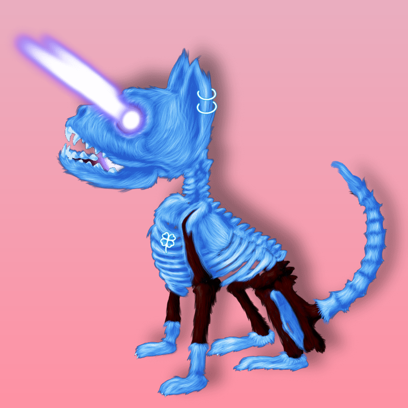 SkeleCats #11 static token preview