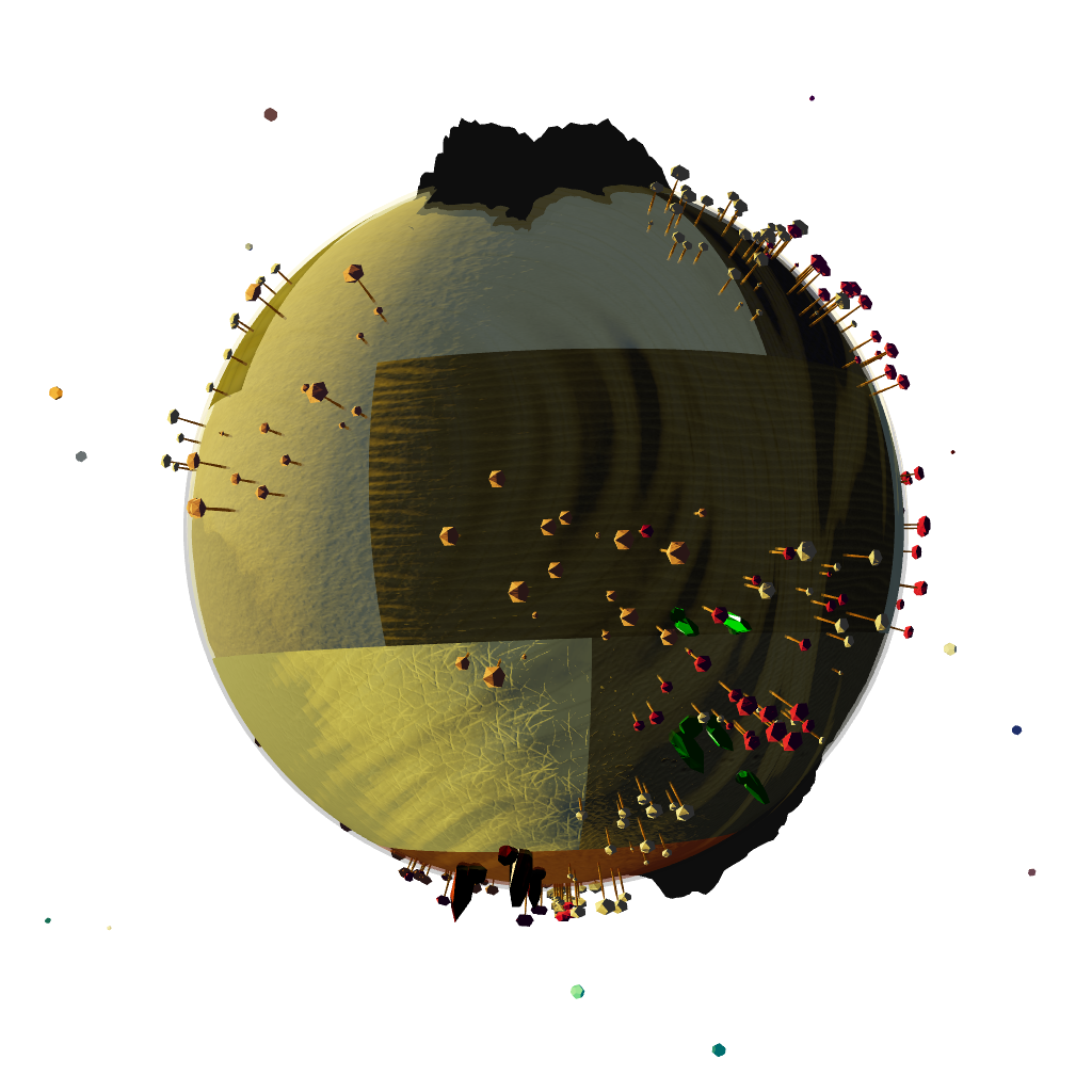 Exoplanets in texture #18 static token preview