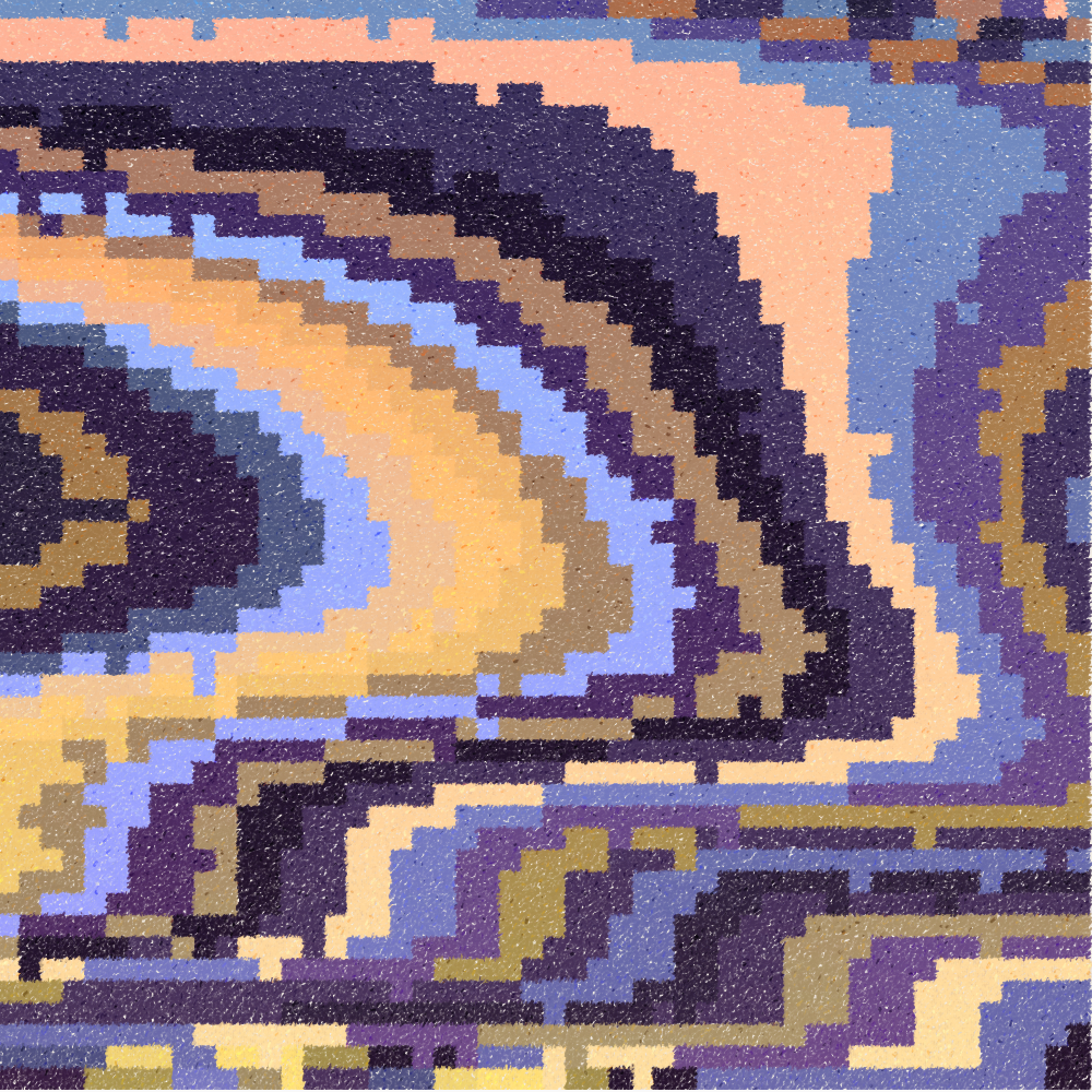 Hydrangea & Patchwork #3 static token preview