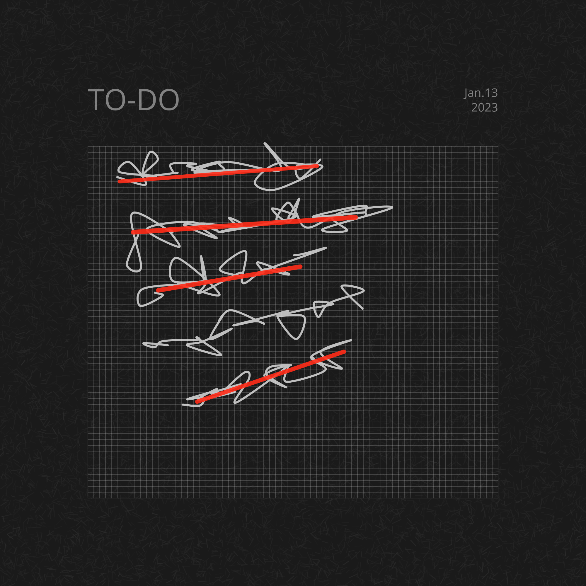 To-do for Genuary32nd #18 static token preview