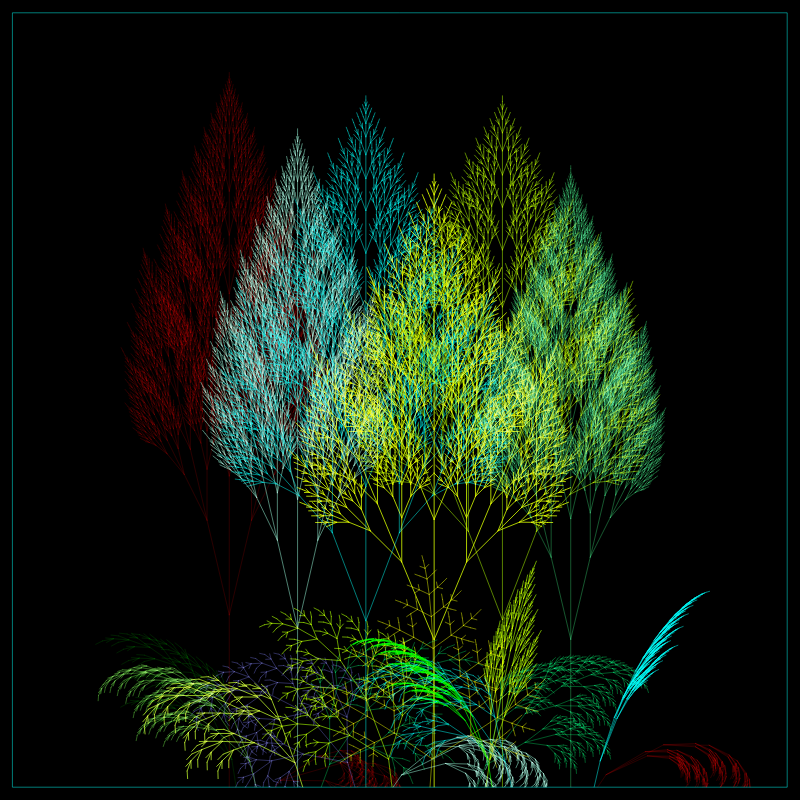 Fractal Forest #11 static token preview