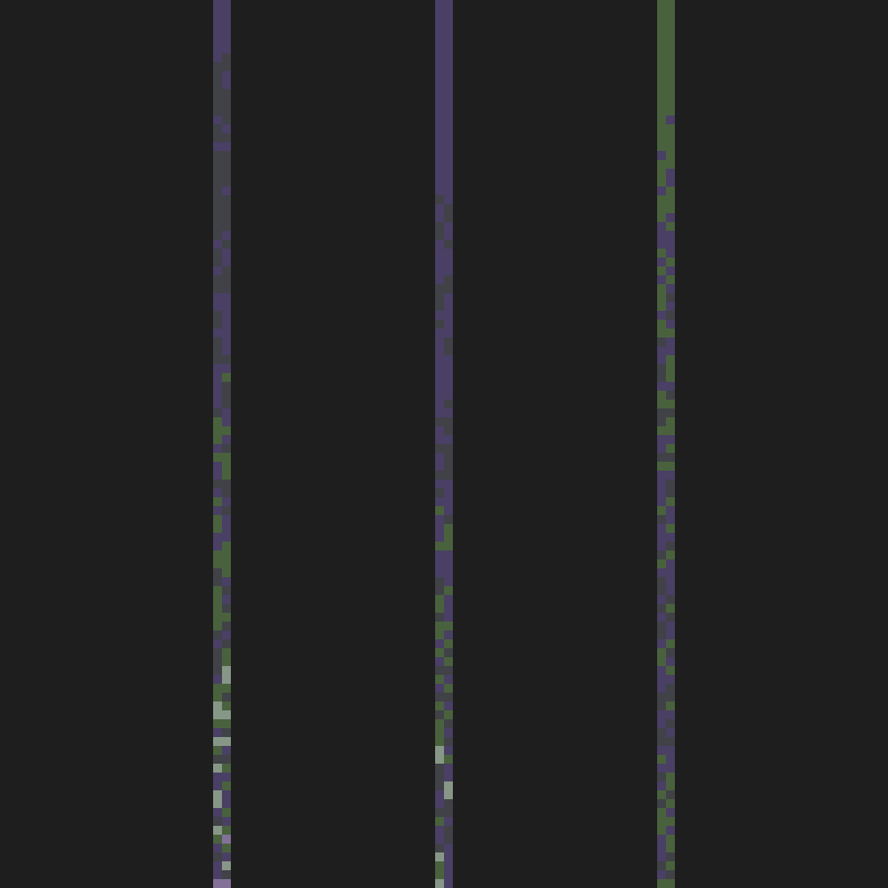 Colored Elementary Cellular Automaton #376 static token preview