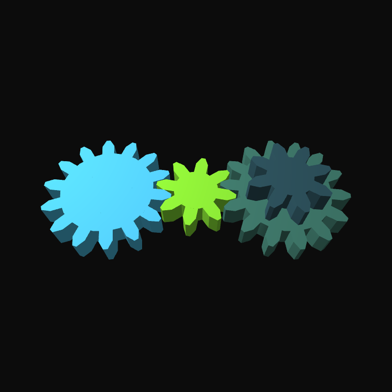 Mechanical gears #7 static token preview