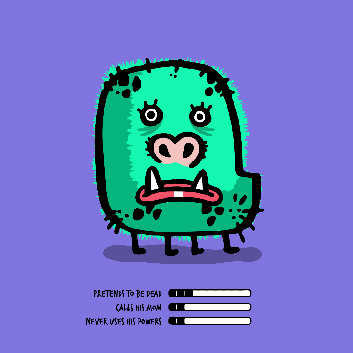 Useless Monsters #8 static token preview