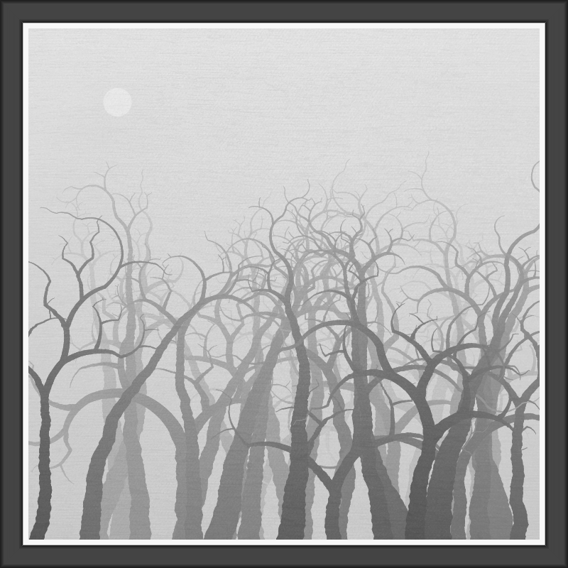 The Foggy Trees #12 static token preview
