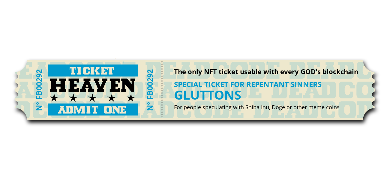 Ticket to Heaven #7 static token preview