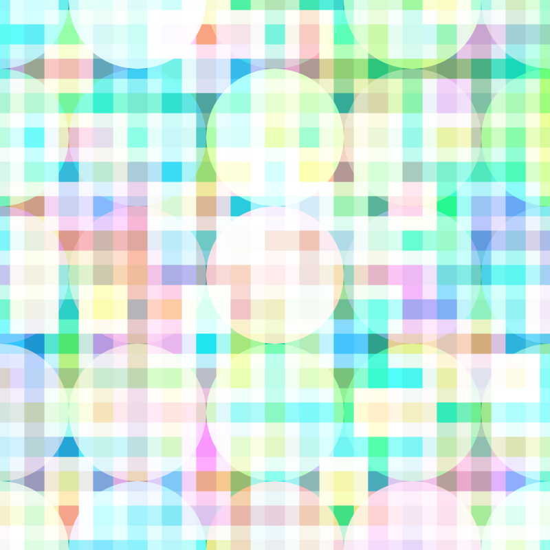 Overlapping squares and circles #3 static token preview