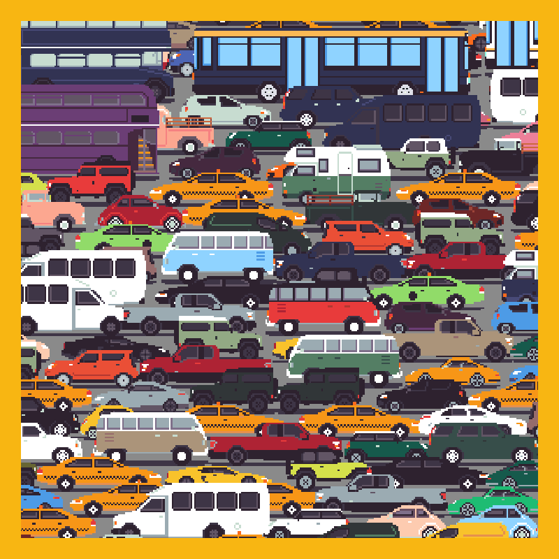 Traffic Jam #13 static token preview
