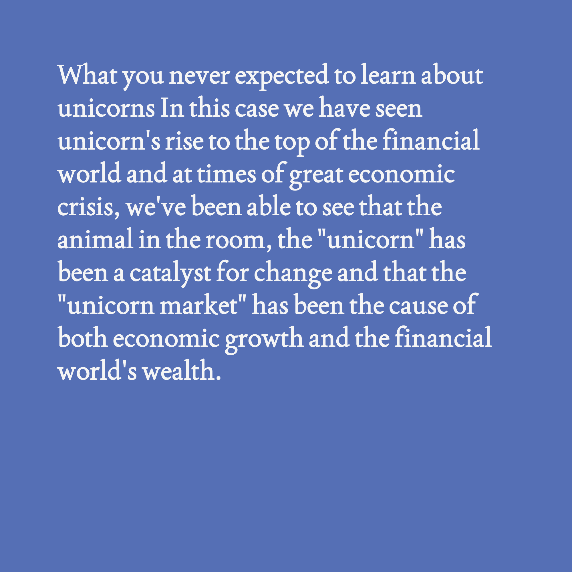 Unicorn Facts and Musings #25 static token preview