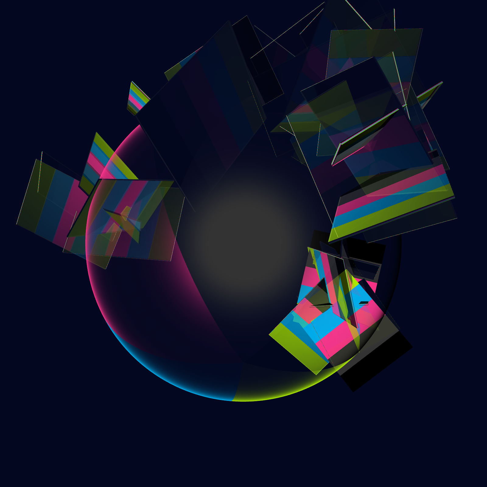 Composition with Sphere #6 static token preview