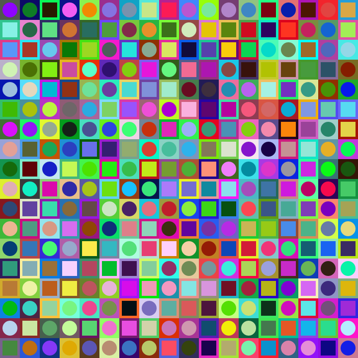 Square Dot Composition #144 static token preview