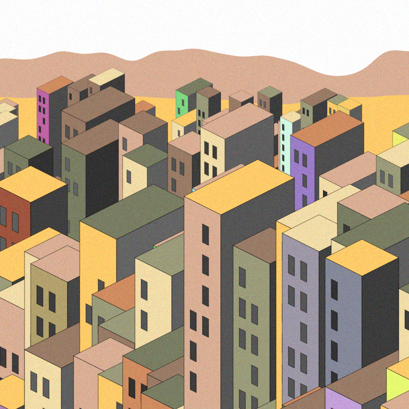 Coloured City #24 static token preview