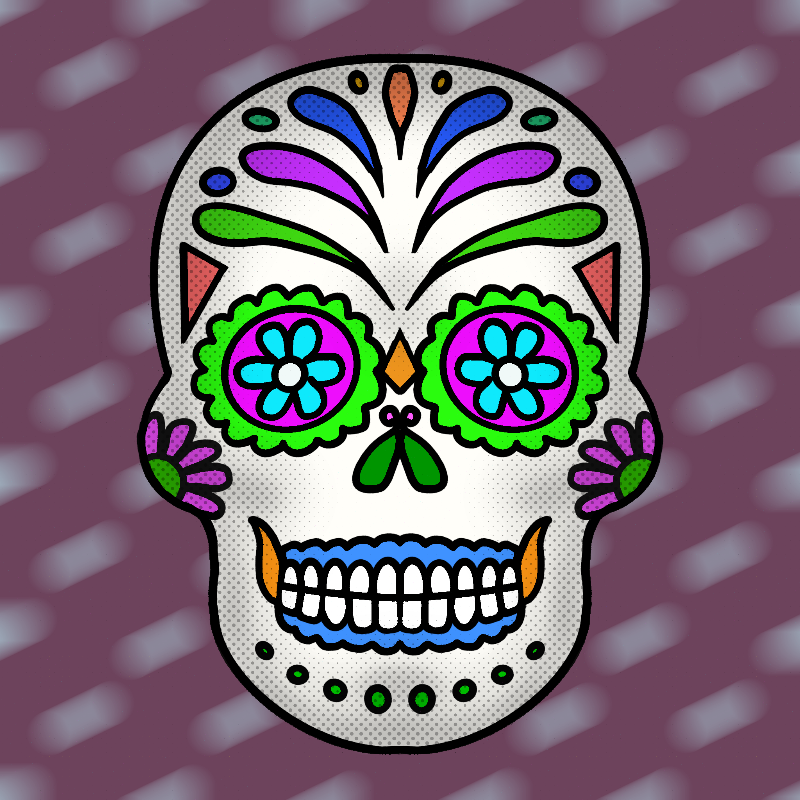 Sugar Skulls #330 static token preview