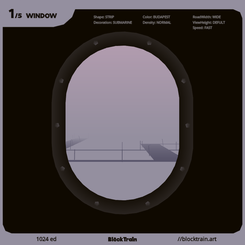 BlockTrain Window #5 static token preview