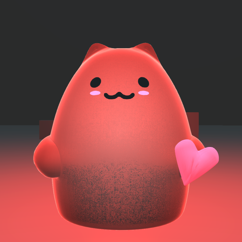 Glow Kitties #19 static token preview