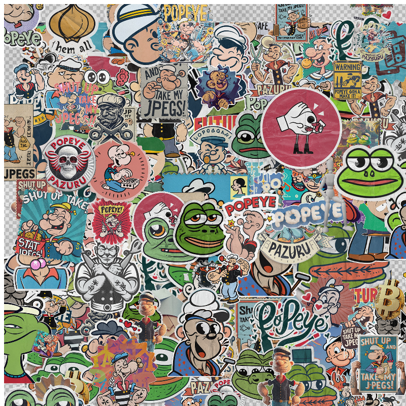 Sticker addict: PEPEYE #5 static token preview