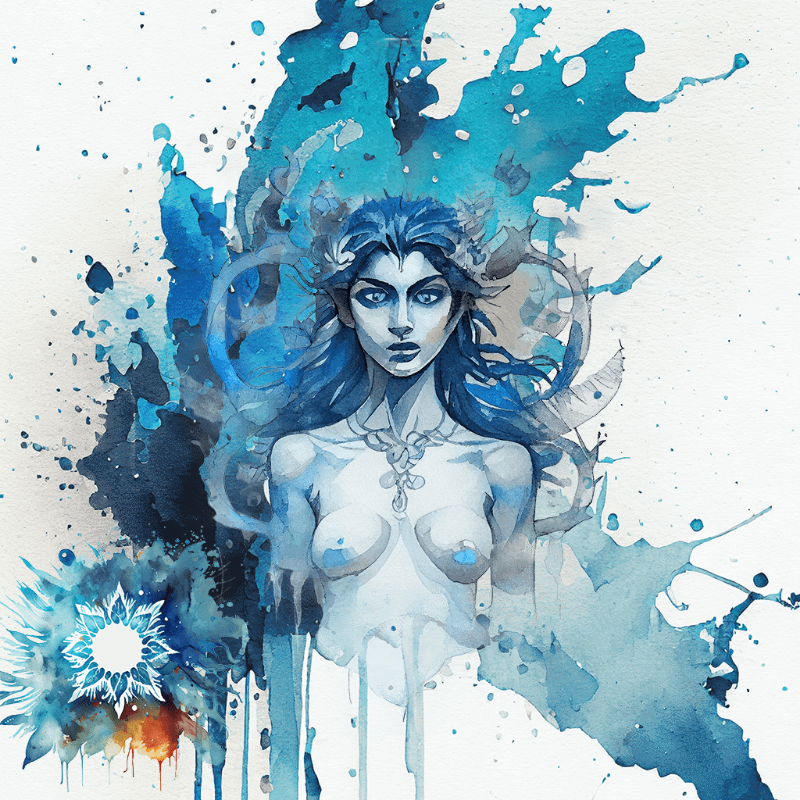 Shakti in Blue #2 static token preview