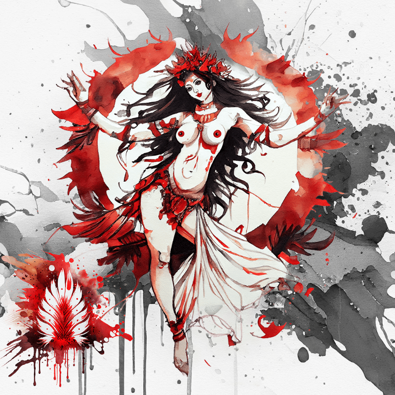 Shakti in Red #6 static token preview