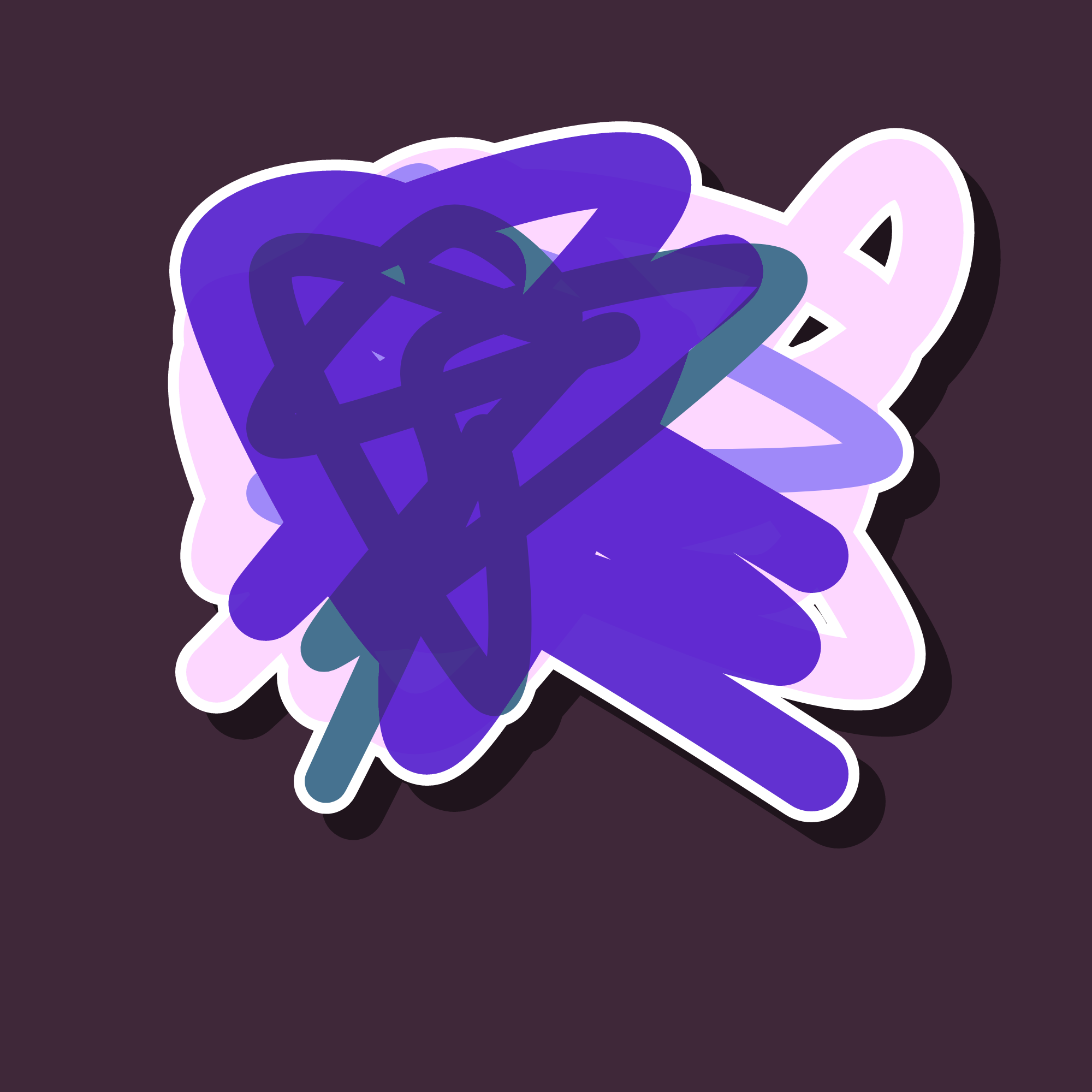 Generative Gestural Abstraction 1 #9 static token preview