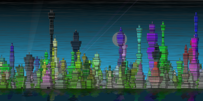 Fictional Cityscapes #5 static token preview