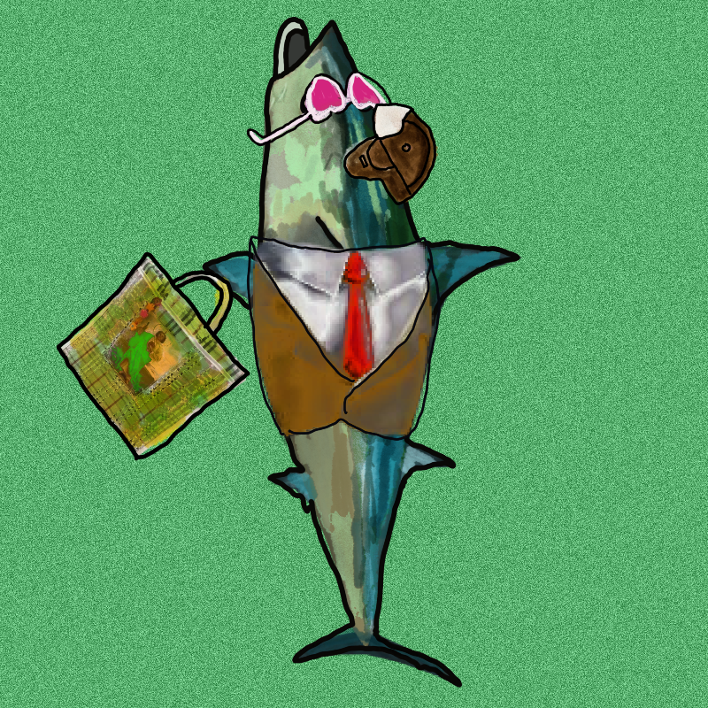 The Apathetic Crypto Fish Society #6 static token preview
