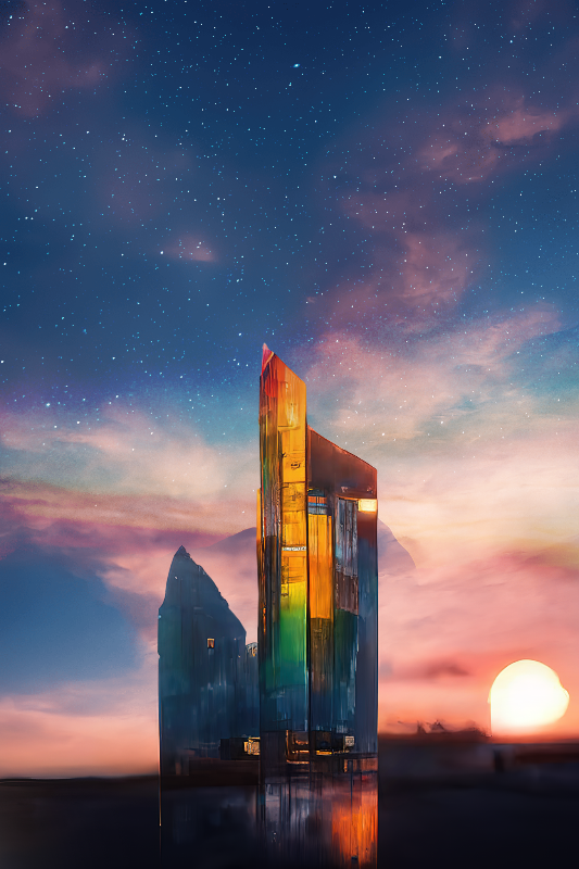 Prismatic Solitude #4 static token preview