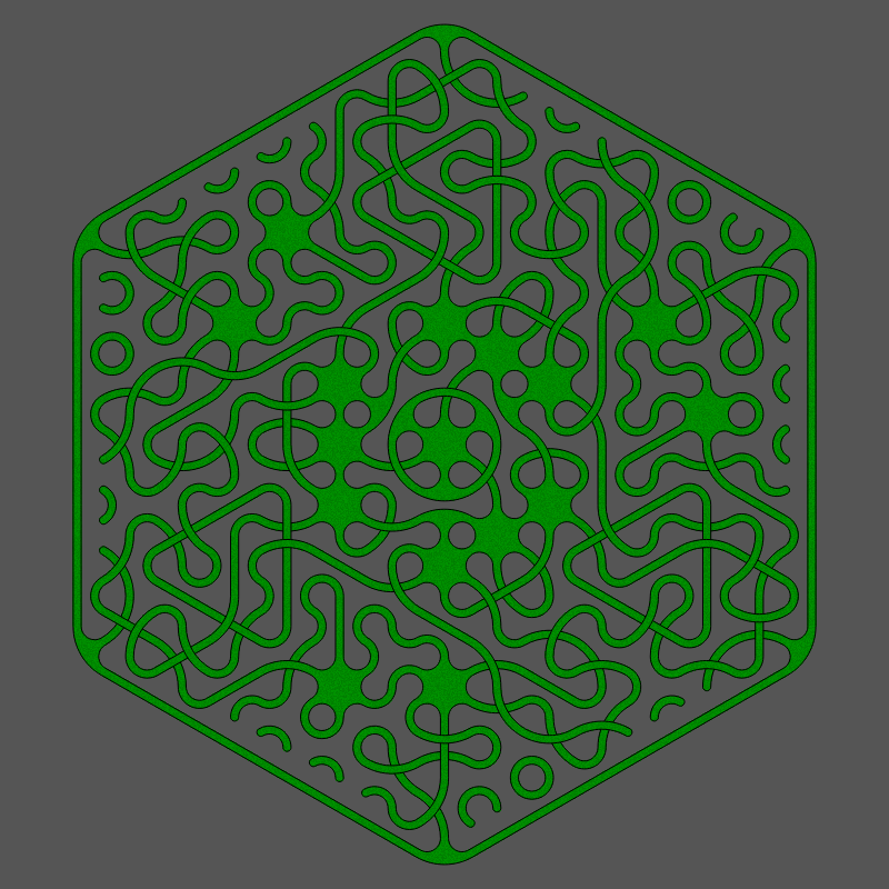 Threefold Symmetry - Dark Variations #17 static token preview