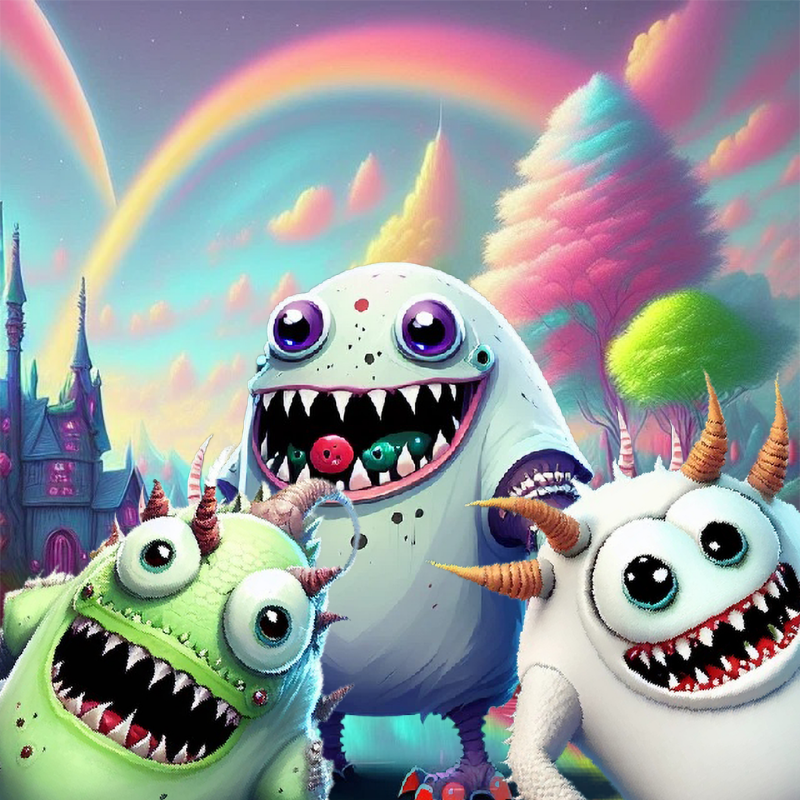 Candy Monsters #9 static token preview
