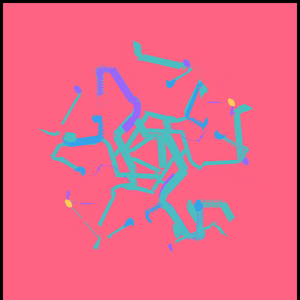 Random drawings with random mirroring project preview