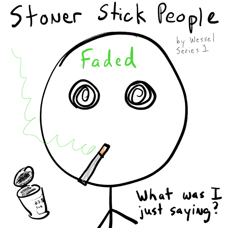 Stoner Stick People #207 static token preview