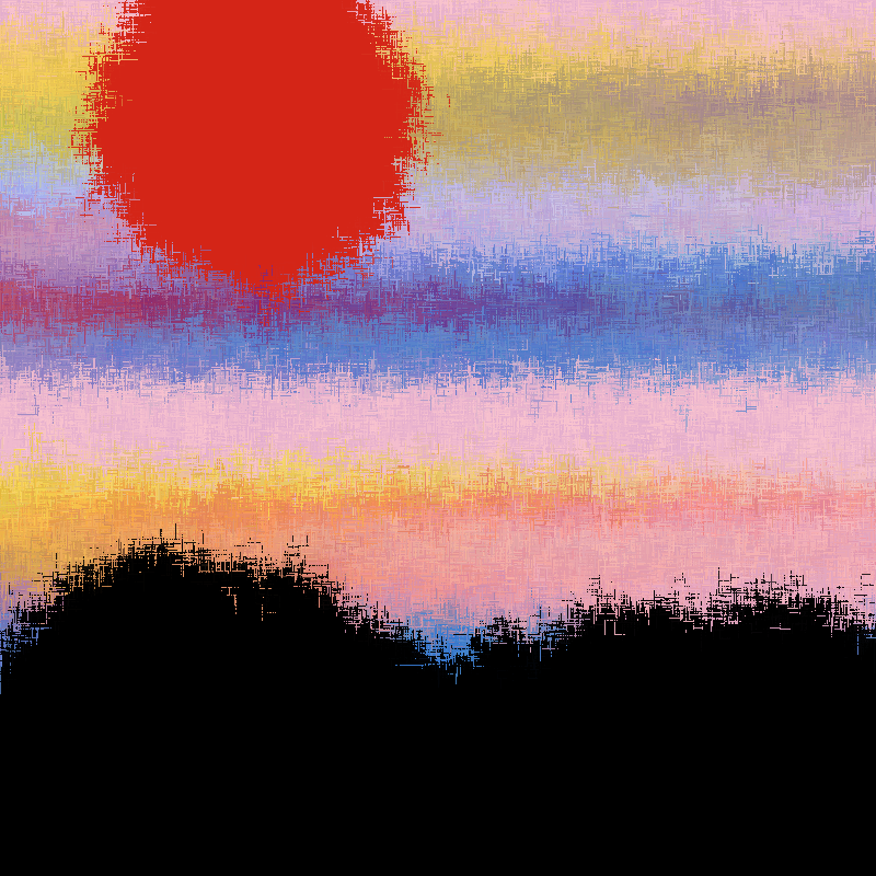 Sunset in memory #15 static token preview
