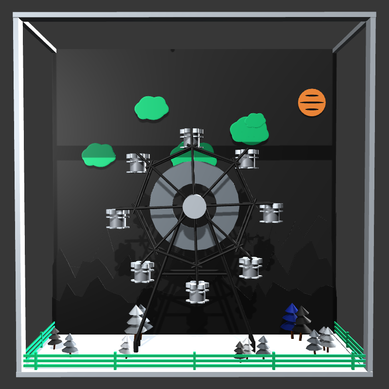 “Uncle Run” Fun Park: Ferris Wheel #15 static token preview