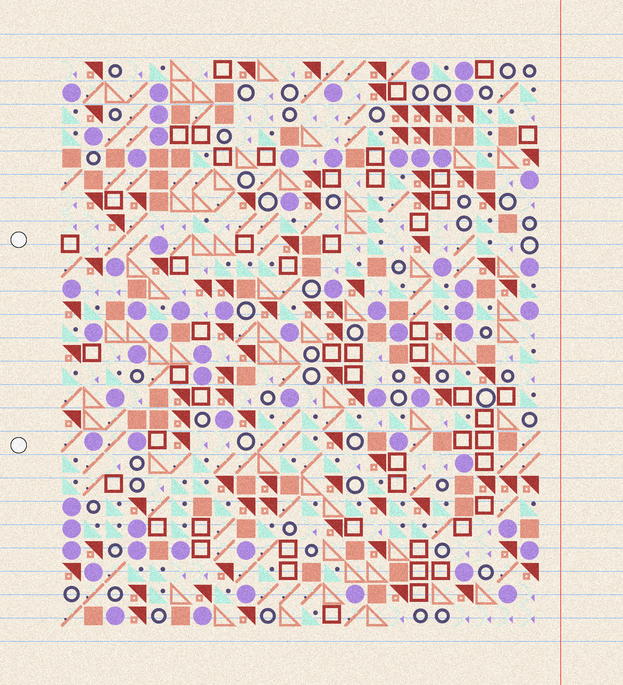 sketchbook page 4: basic shapes #23 static token preview