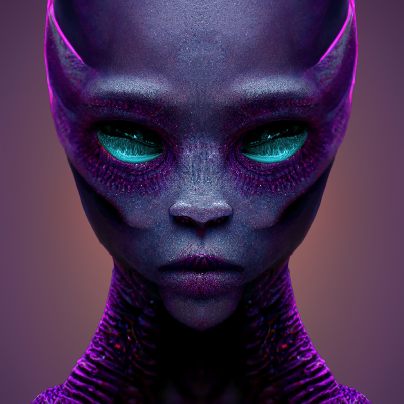 AI Aliens #9 static token preview