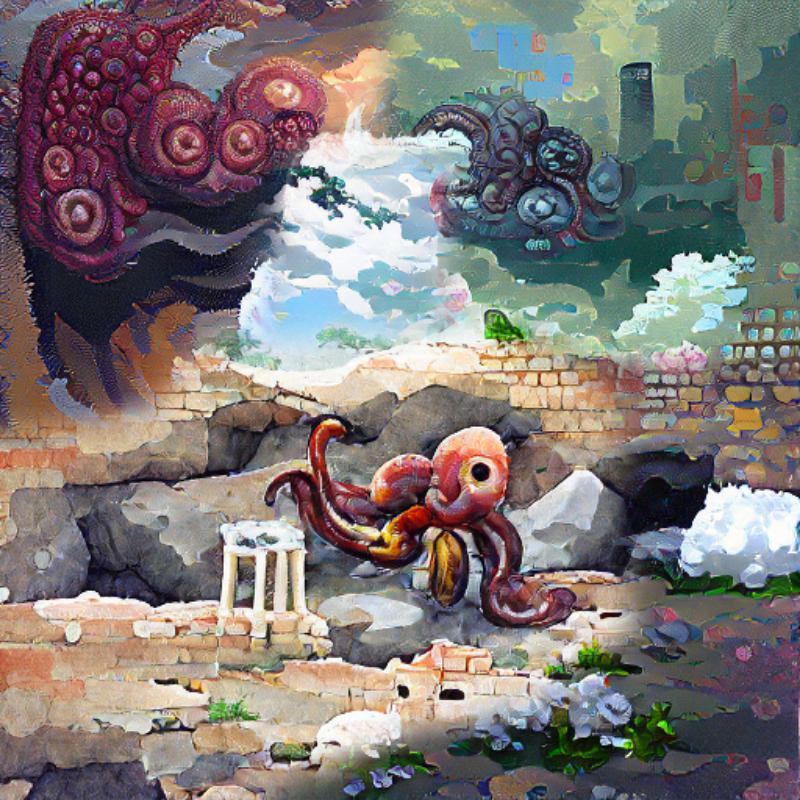 Octopus's Gardens and Ruins #18 static token preview