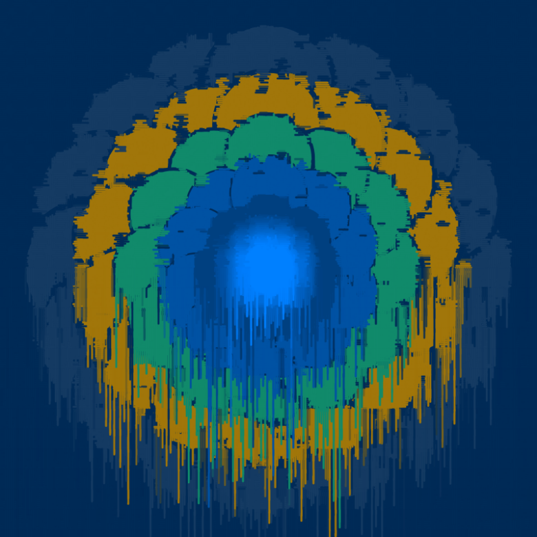 Melted flower #14 static token preview