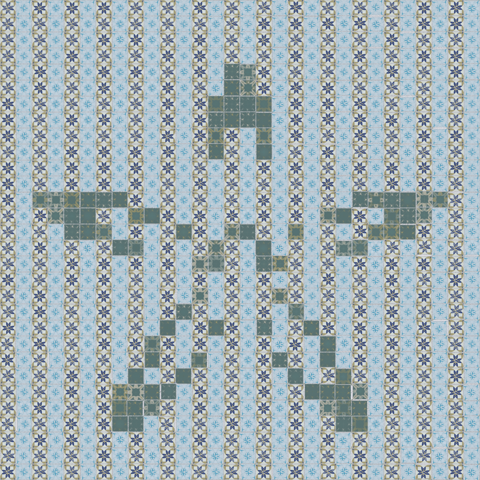 Glimpse Of Geometrical Azulejos #16 static token preview