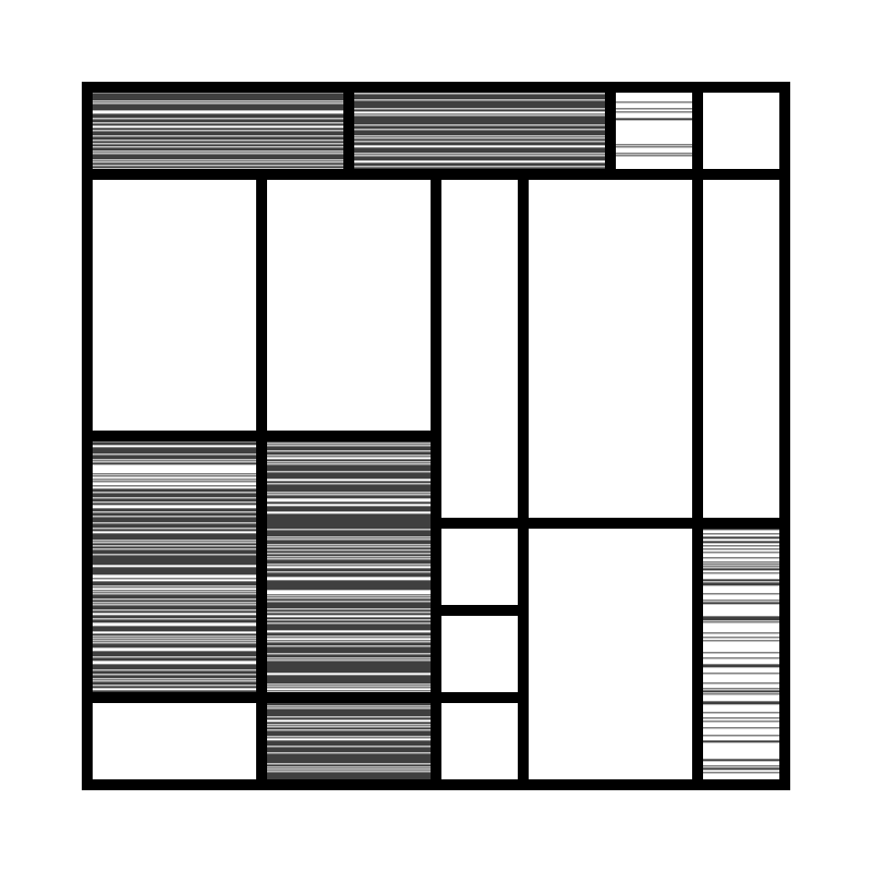 Mono Mondrian #17 static token preview