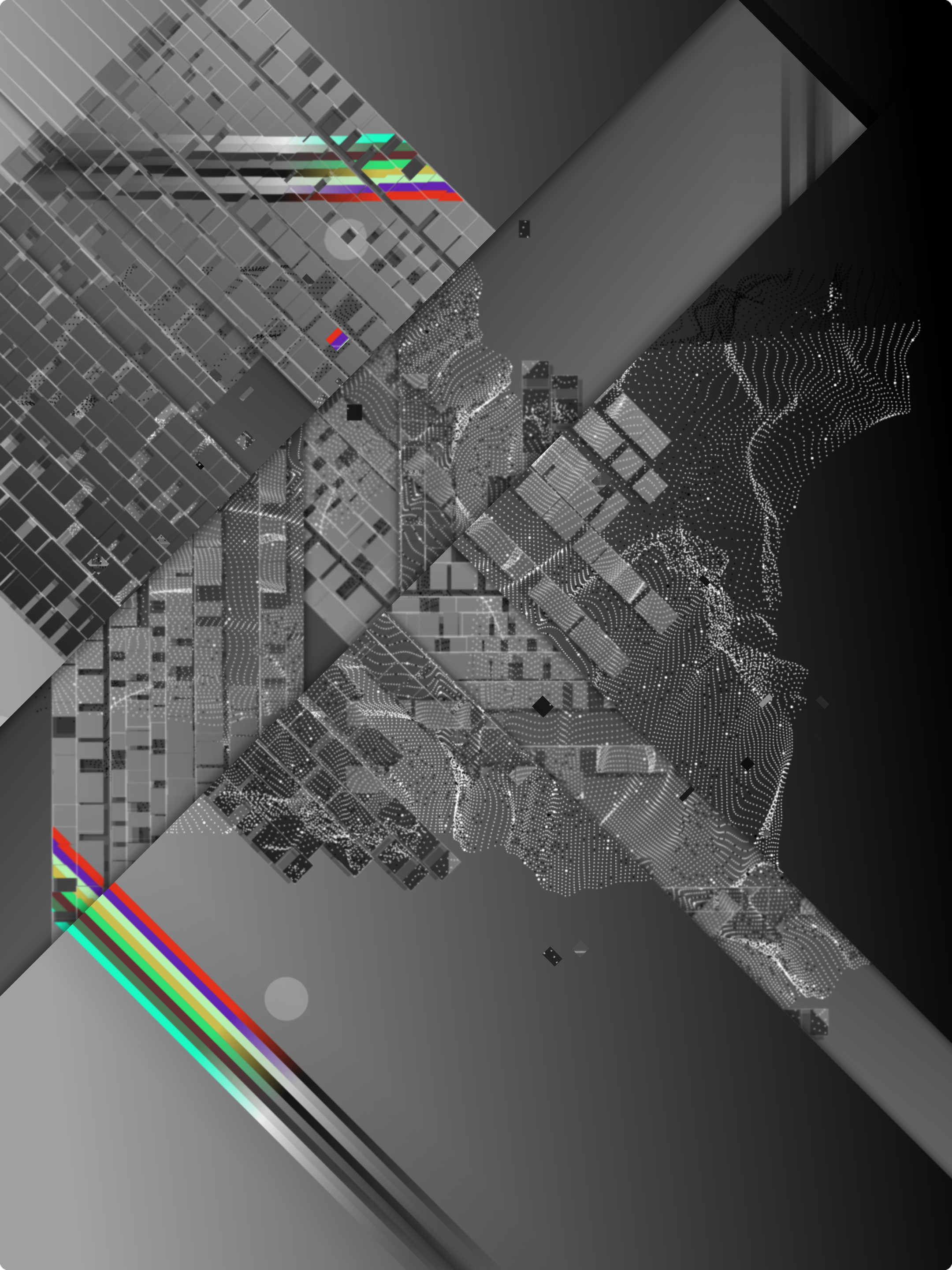 Fronteras en abstracto #141 static token preview