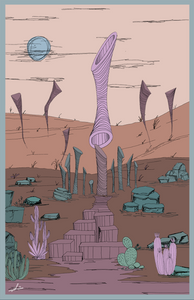 Skyward Garden #zentangle_world project preview