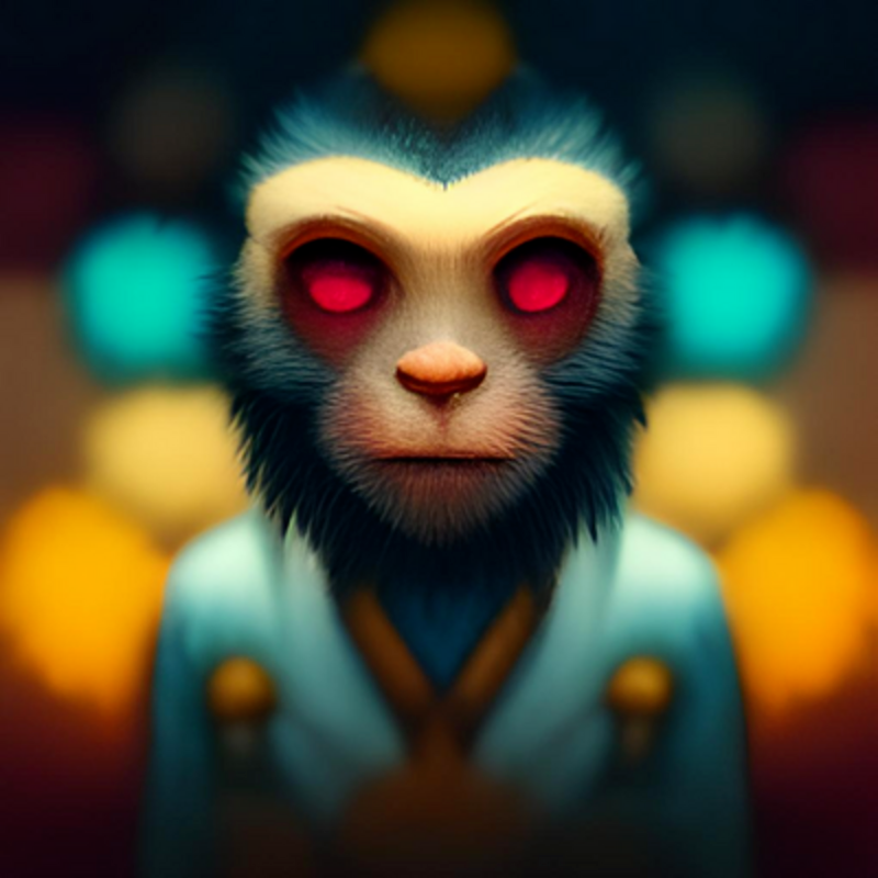 Monkey Spirits of The NFT Universe #1 static token preview