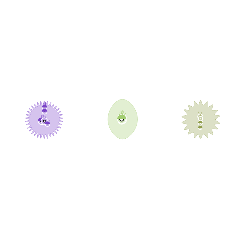 Beautiful virus #14 static token preview