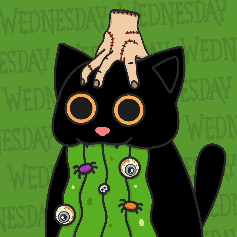Addams Cat #4 static token preview