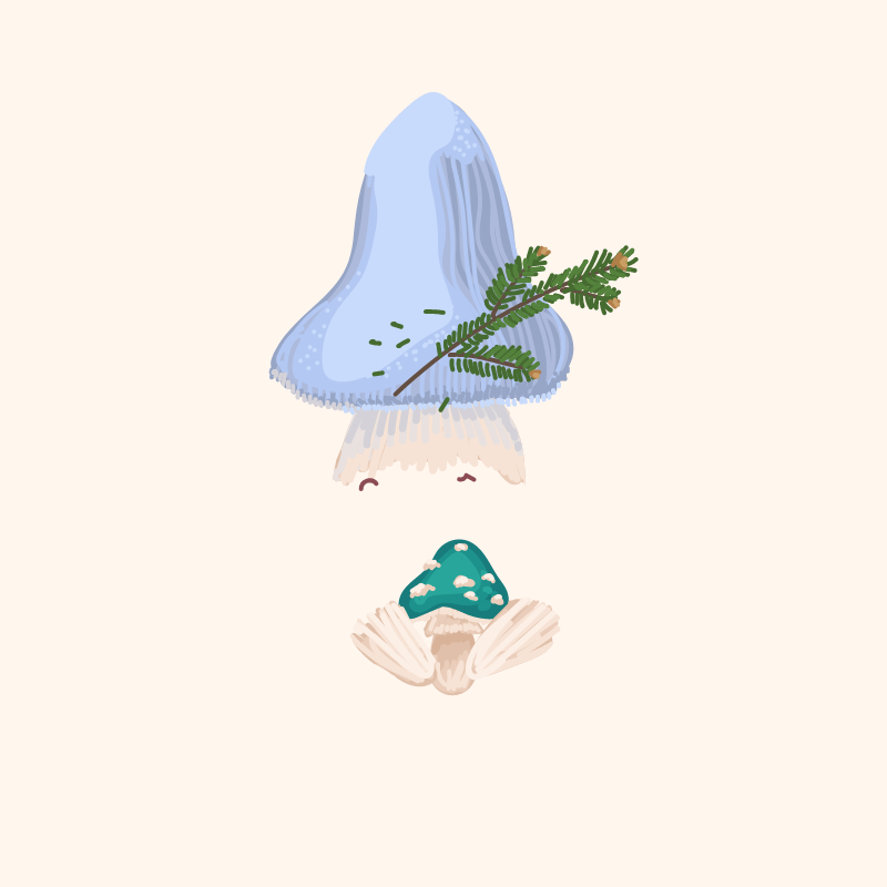 Cute Mushrooms Forest Guys #50 static token preview