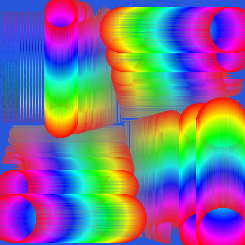 Fibonacci Rainbow Spiral ver3 var11 #4 static token preview