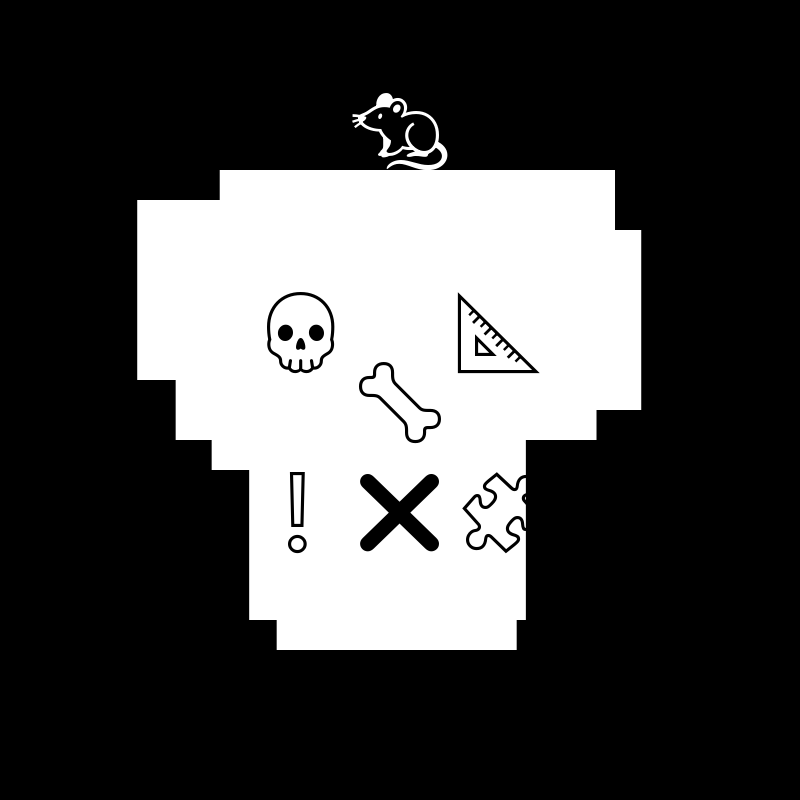 NotSkull(B&W) #10 static token preview